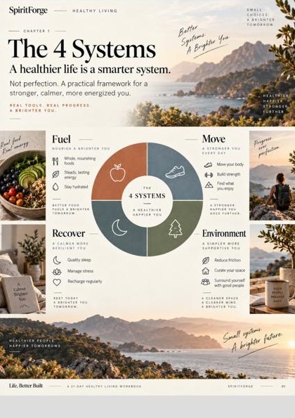 Workbook exercise from the real Healthy Living collection